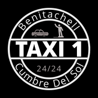Logo Taxi 1 Benitachelle, taxi service, Spain